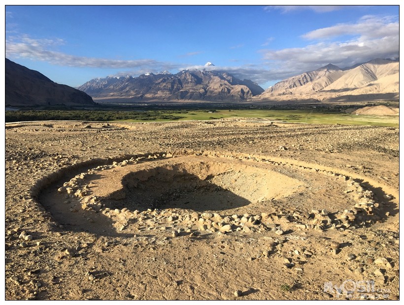 新疆拜火教遗址图片