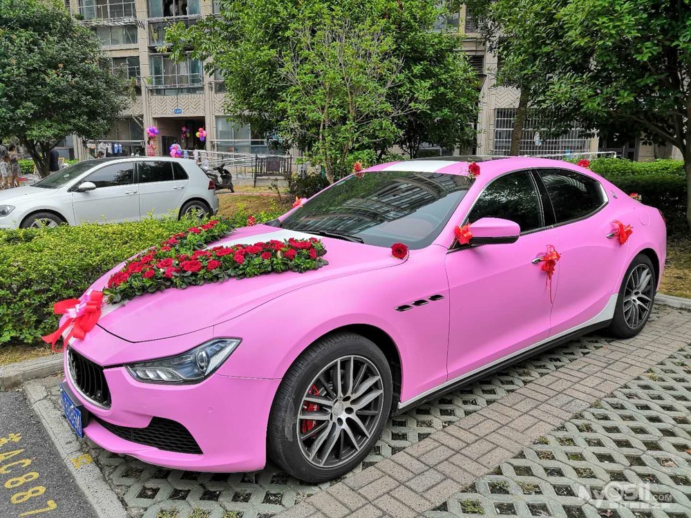 ══78爱嫁婚车78══2018.09.15头车:玛莎拉蒂 副车:宝马5系