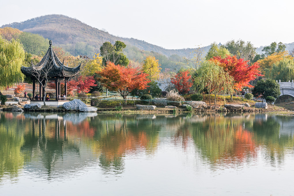 鎮江南山三湖秋色集景