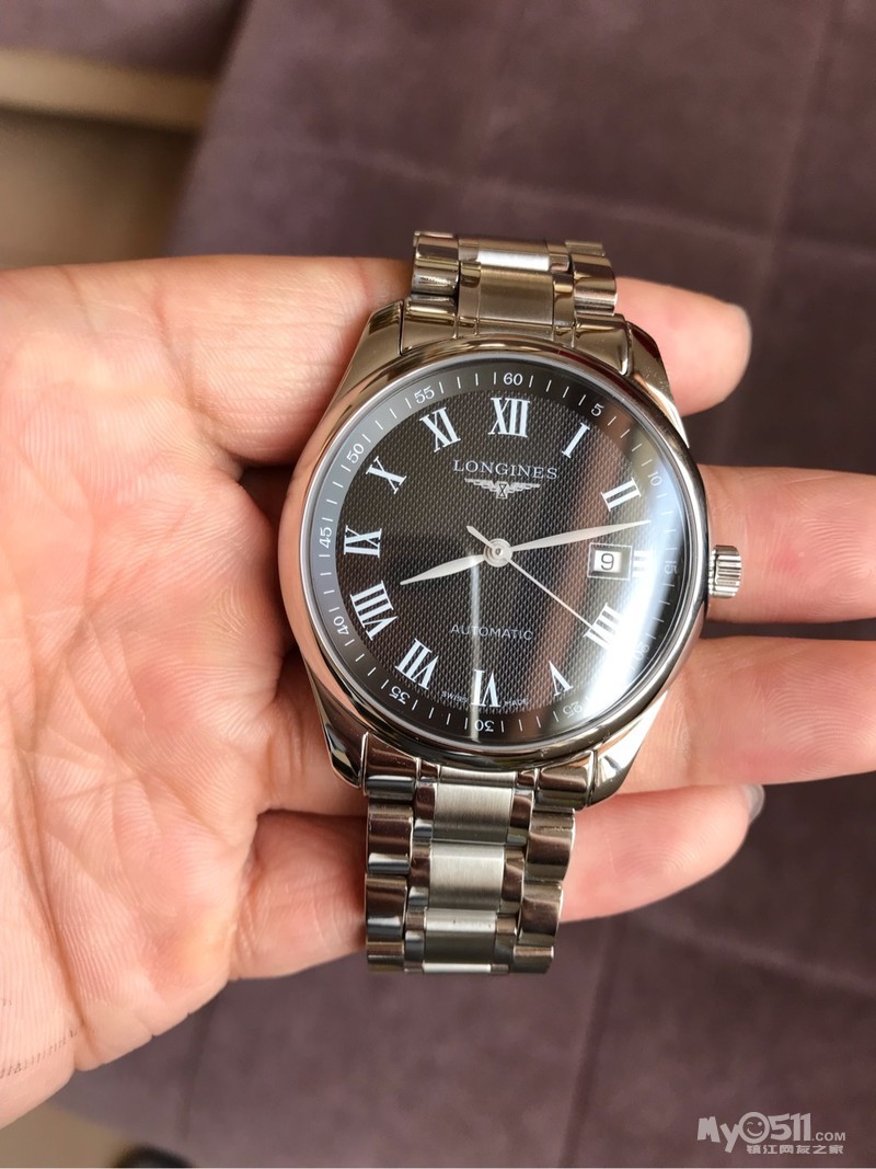 03 转几乎全新浪琴名匠793罗马数字机械表