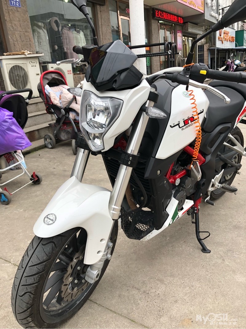 转让闲置丹徒区牌贝纳利tnt25小黄龙bj250.