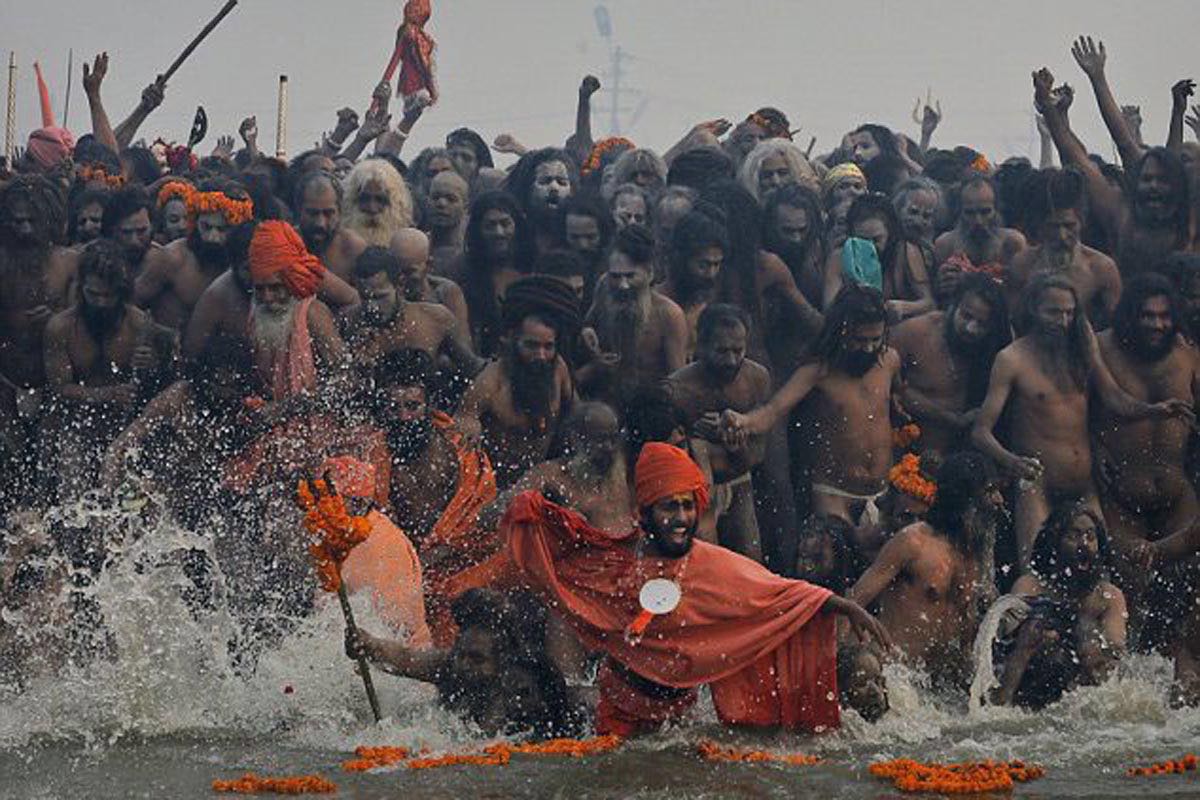 印度恒河大壶节图片