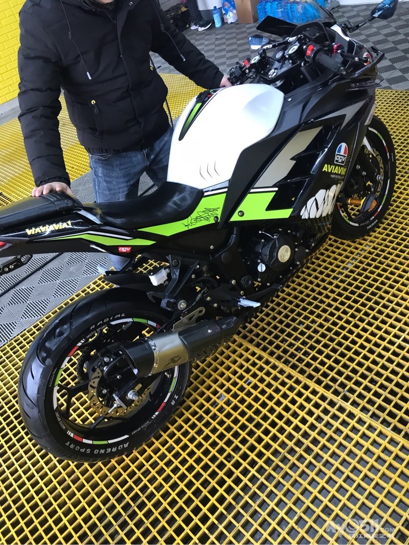 准全新小忍者双缸400排量小忍者,改装件超级多.