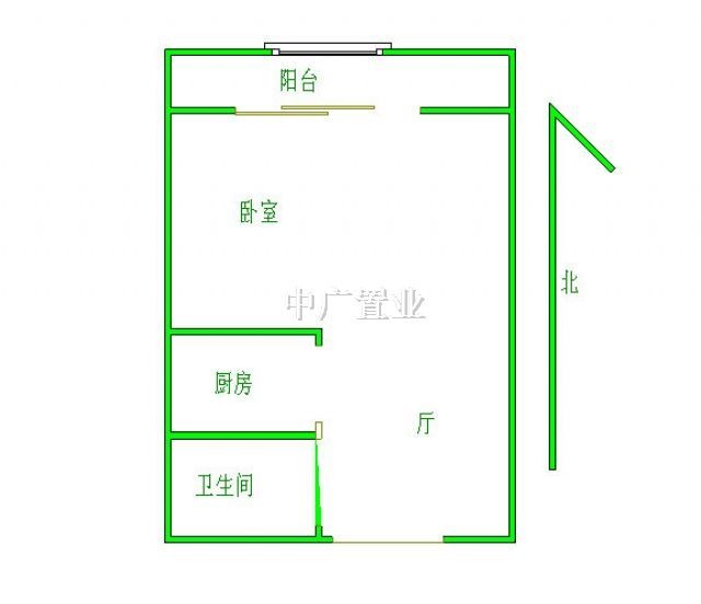 标题: [出租] 朱方 gx朱方大厦40平一室一厅单身公寓精装实施齐全拎包