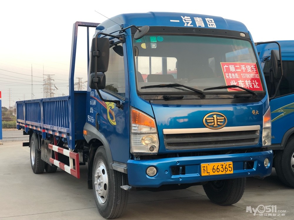 已售 转让2014年9月解放赛龙6米8平板车