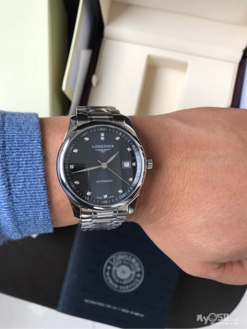 03 浪琴l2.793.4名匠带钻男士机械腕表