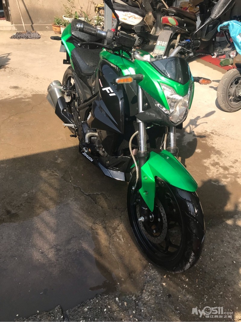 出全新永源枭风双缸水冷350街跑.全新车,二手价.