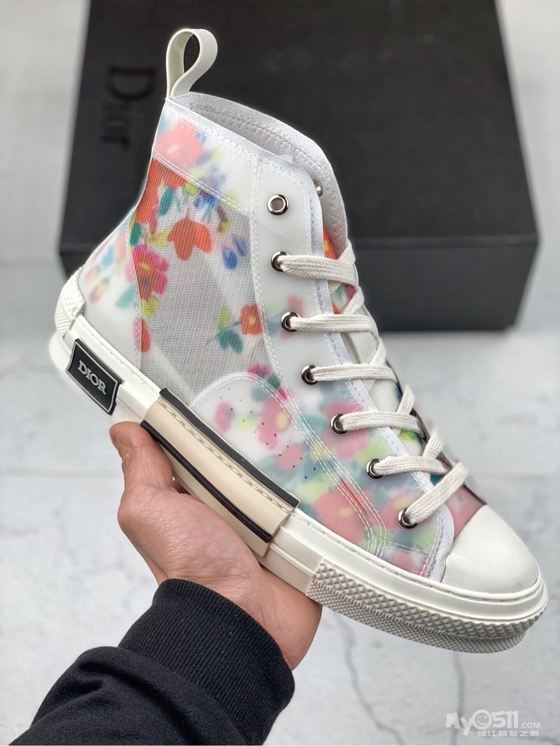 dior x kaws 迪奥 oblique 高低帮女板鞋