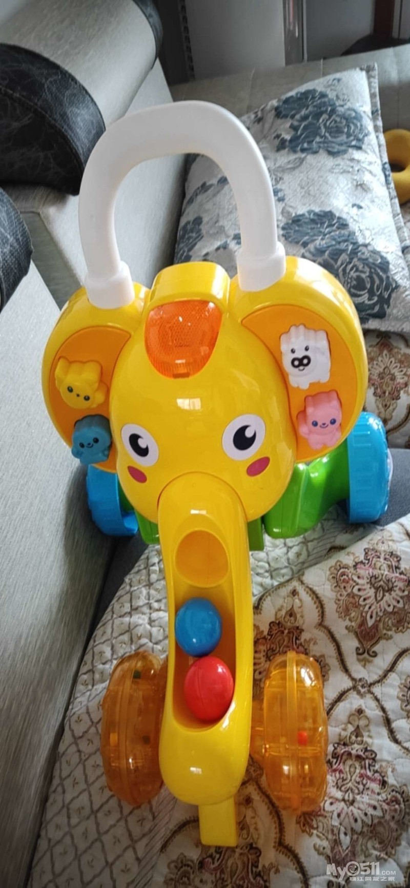 转澳贝小象学步车