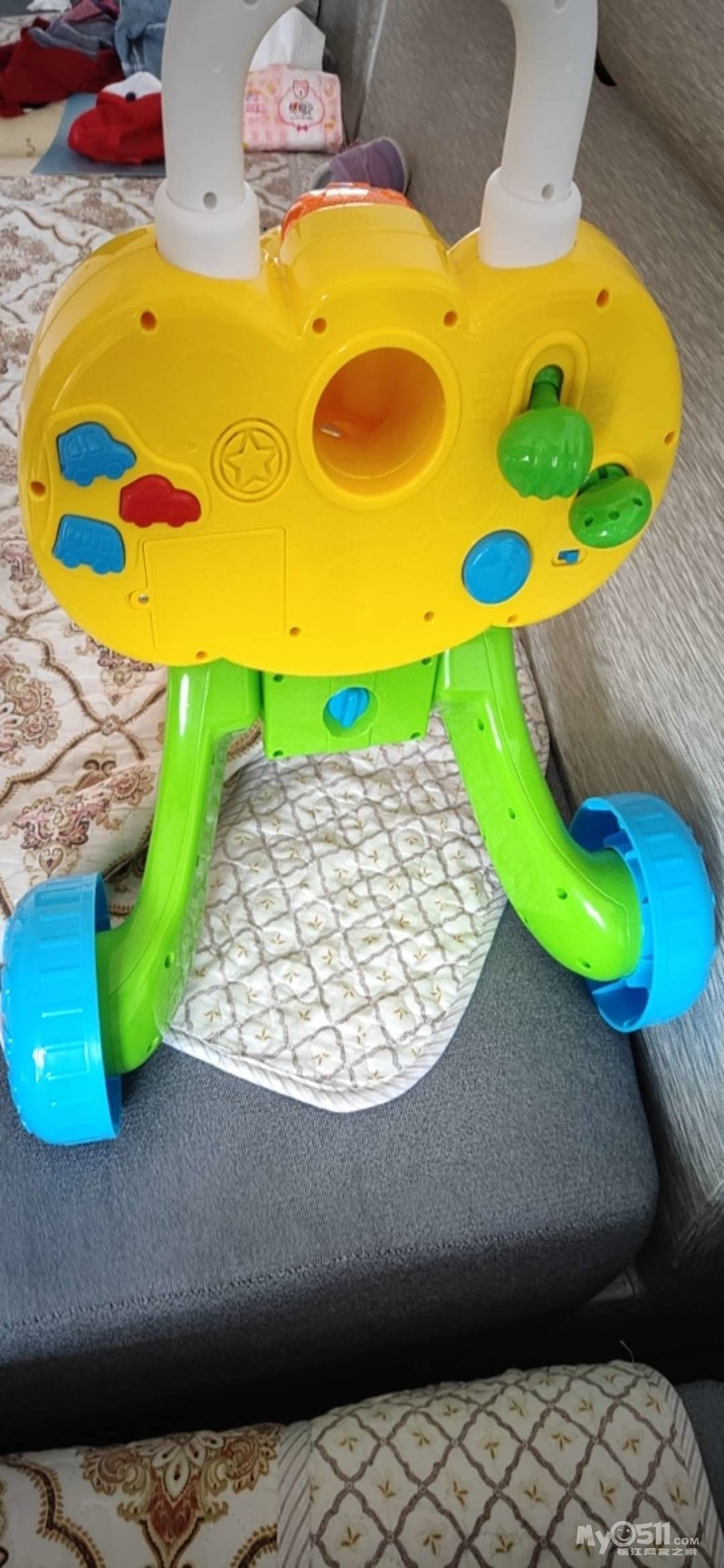 转澳贝小象学步车