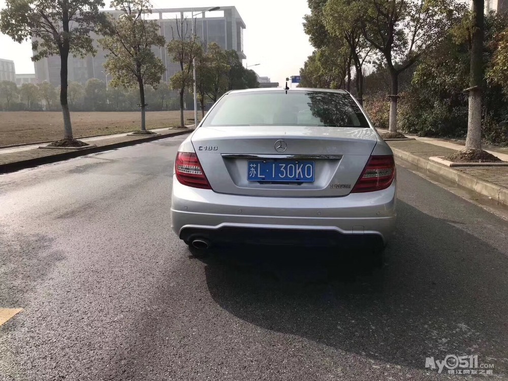 14年启用奔驰c180个人一手车3万公里实表