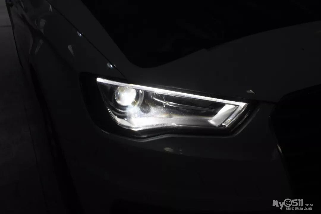 南京改灯 | 奥迪a3车灯升级米石led双光透镜,一步到位!