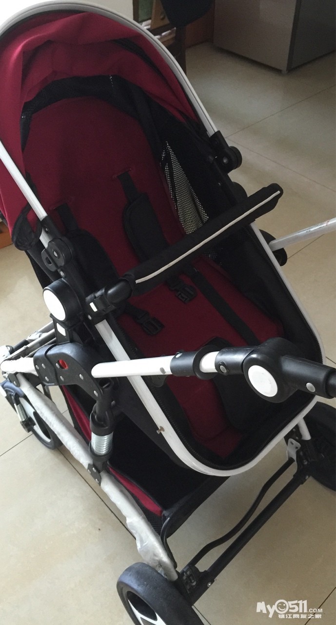 转亿宝莱高景观婴儿推车可坐可躺可折叠带避震功能150元