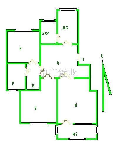 [二手房] 其他 頤和家園帝庭苑.3房2廳1衛.純毛坯.