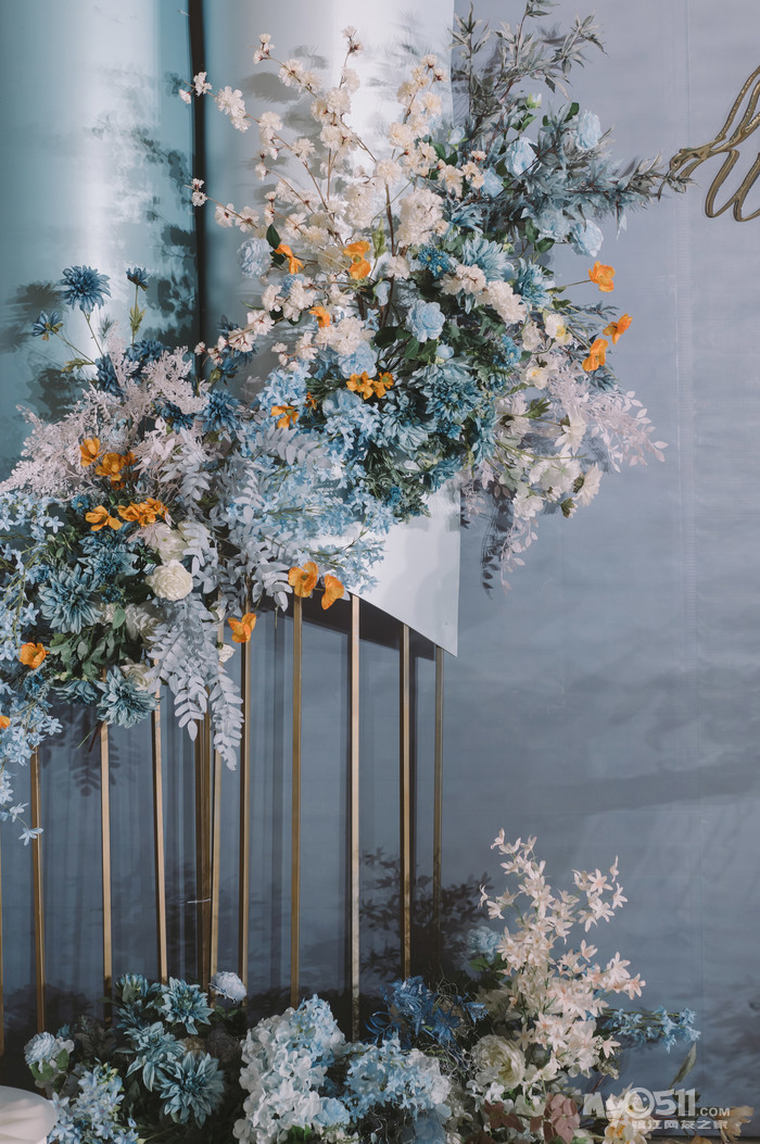 10.6 九华 莫兰迪淡蓝色系婚礼