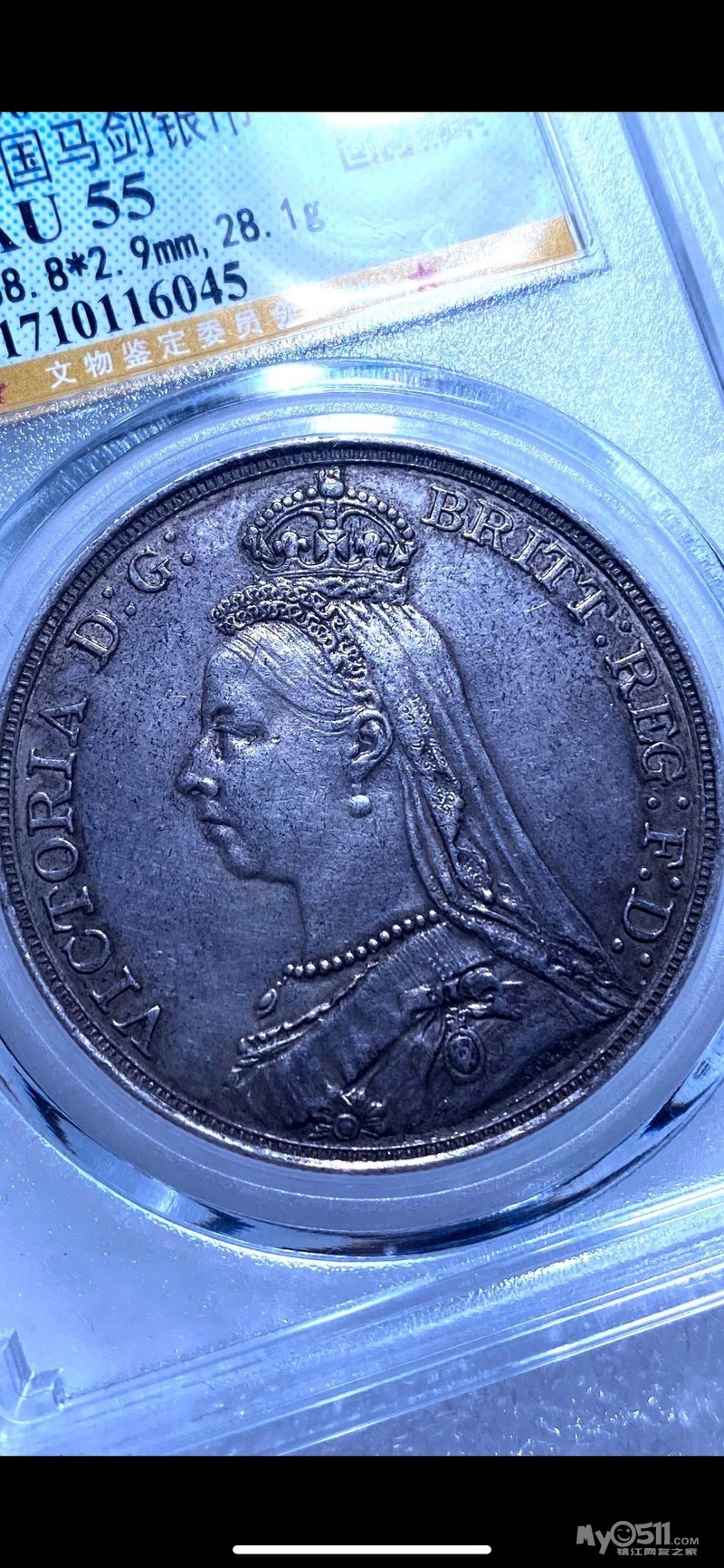 转让一枚世界名誉银币【英国马剑】 [广告推广] 转让一枚英国马剑银币