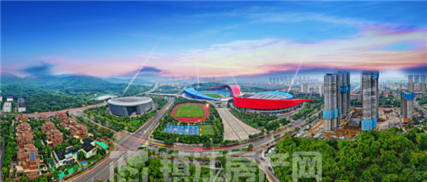 目前的南徐新城变得越来越宜居,大型城市文体活动中心——镇江市体育