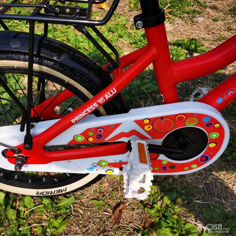 转让:美利达铝合金儿童自行车 16轮径