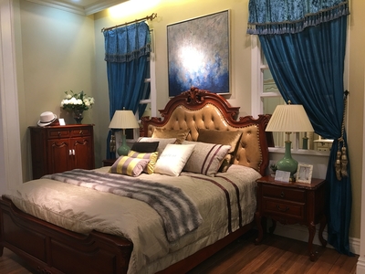 红星美凯龙四楼 英伦华庄欧美风全实木家具店面升级